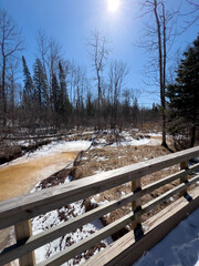 bridge over the creek
