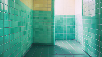 Various decorative tiles. Bathroom tile colors