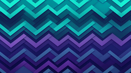 Simple colorful geometric zigzag stripes abstract pattern
