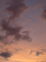 Sunrise Sky with Clouds