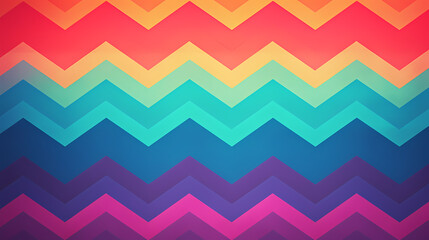 Simple colorful geometric zigzag stripes abstract pattern