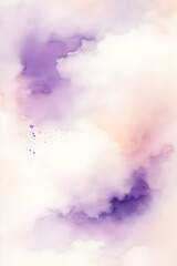 Briefvorlage - Aquarell - Violett