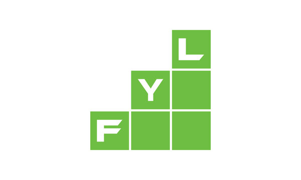 FYL initial letter financial logo design vector template. economics, growth, meter, range, profit, loan, graph, finance, benefits, economic, increase, arrow up, grade, grew up, topper, company, scale
