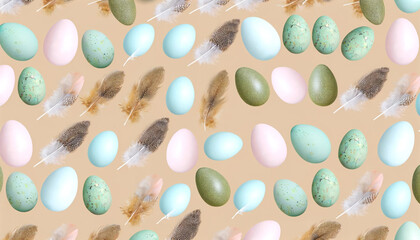 Eco -Easter, eggs decoration pastel colors  - 765968107