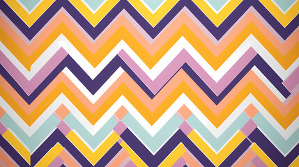 Vibrant chevron pattern on background