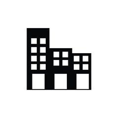 Vector house home icon Silhouette