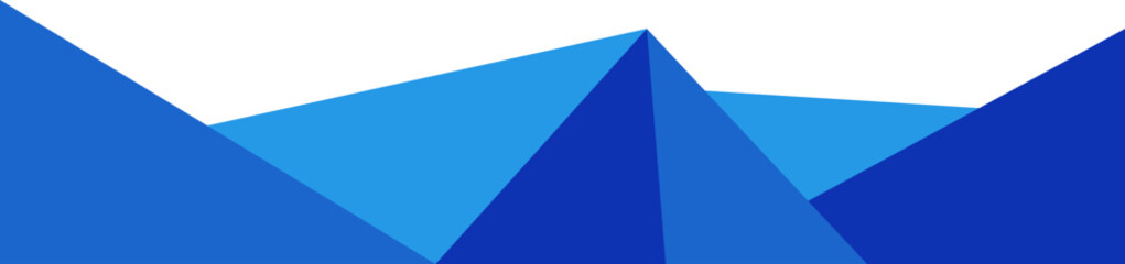 Obraz premium Polygonal Footer