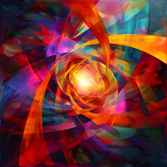 Light painting bright abstract background. Futuristic texture. - obrazy, fototapety, plakaty