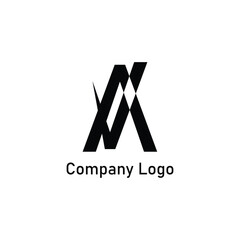 Simple illustration logo for financial company.