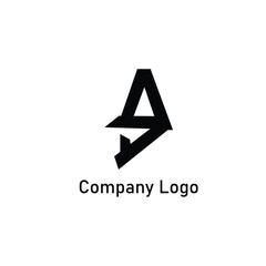Simple illustration logo for financial company.