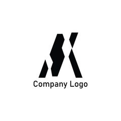 Simple illustration logo for financial company.
