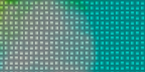 Light Blue, Green vector pattern in square style.