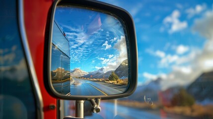 Rear view mirror bus and truck 