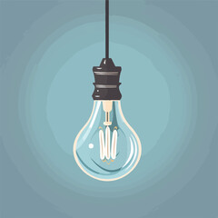 simple vector illustration small lamp flat vector i