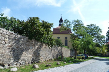 Schlosskirche in der Bergstadt in Bernburg an der Saale in Sachsen-Anhalt