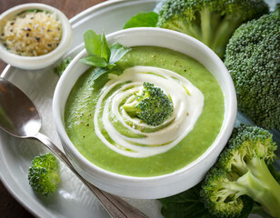 Zupa krem brokułowy