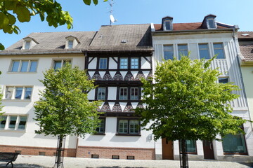 Markt bzw Marktplatz in der Talstadt in Bernburg an der Saale