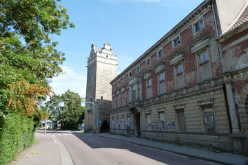 Nienburger Torturm in Bernburg an der Saale in Sachsen-Anhalt