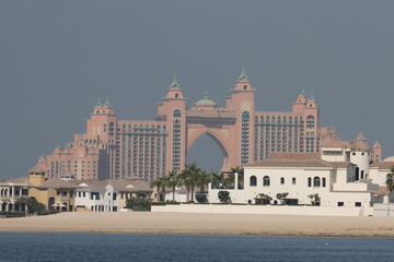 uae, dubai – 1th December 2022 a picture of the atlantis hotel in dubai by the sea