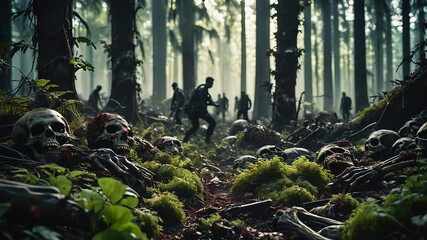 Zombies in the forest