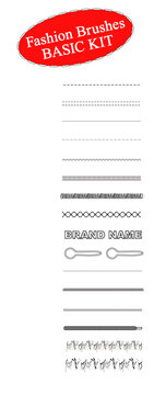 Fashion Flats Basic Kit brushes vector illustrator