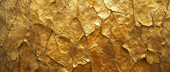 a gold, matte surface background, in the style of art of the upper paleolithic, trompe l’oeil, rubens, luminous quality, stone, gold leaf, crumpled