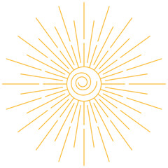 Monoline Sun Element