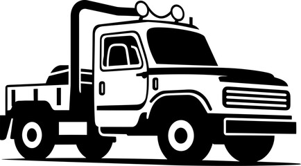 Tow Truck Vector Illustration Rescuing Vehicles with Finesse