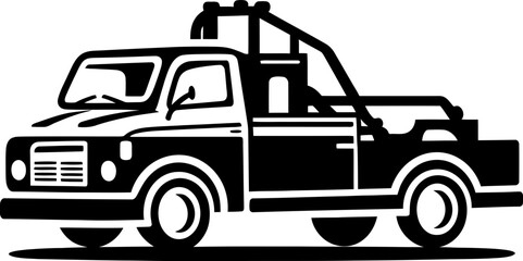 Tow Truck Vector Design Masterful Depiction of Assistance