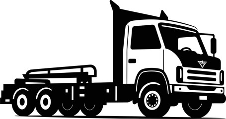 Vector Tow Truck Illustration Precision in Vehicle Recovery
