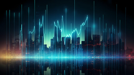 Finance concept background, economic and infographic concept