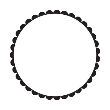 Dotted Circle Frame