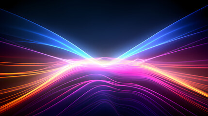 Abstract background of technology waves