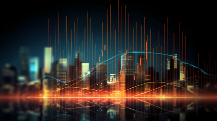 Background image for exchange trading chart