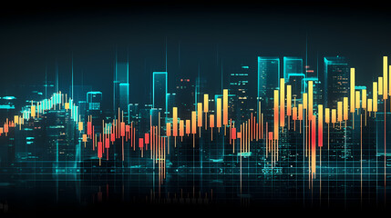 Background image for exchange trading chart