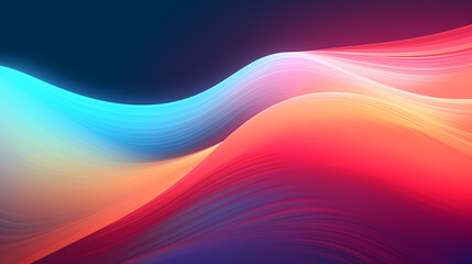 Obraz premium Abstract background of technology waves