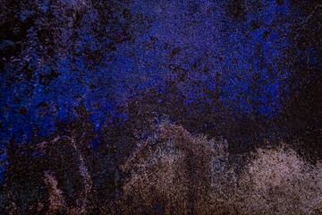 Blue grunge wall texture with background