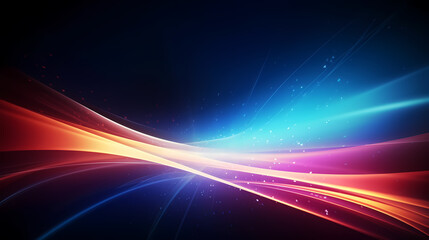 Abstract colorful waves and lines background for design and presentations