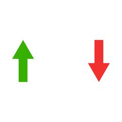Green up and red down arrow vectors, Cursor arrow vector up and down, Arrows up and down, Arrow vectors
