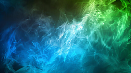 abstract blue background with smoke