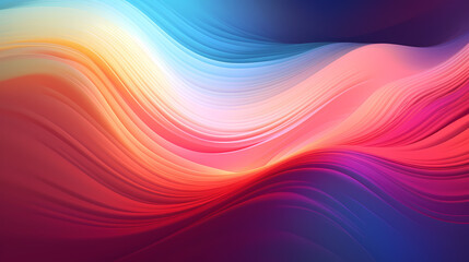 Abstract geometric background, technical lines background and light effects, 3D rendering