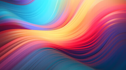 Obraz premium Abstract geometric background, technical lines background and light effects, 3D rendering