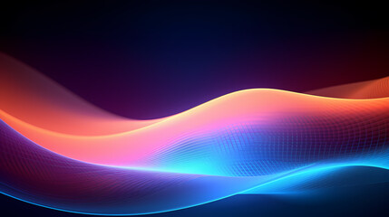 Technology abstract line background and light effect, technology sense background