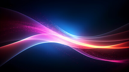 Technology abstract line background and light effect, technology sense background