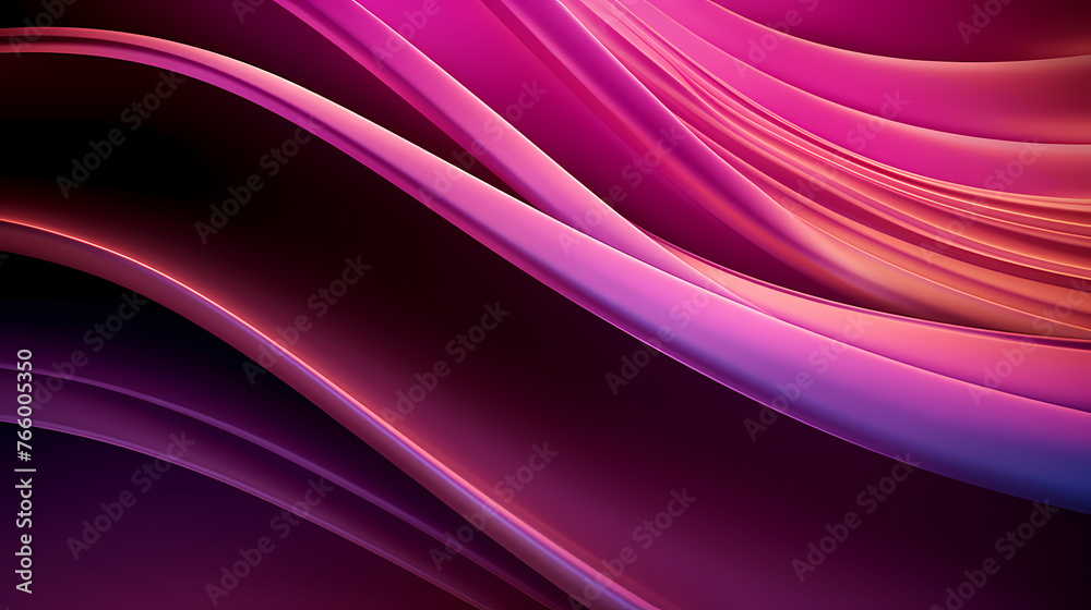 Wall mural Technology abstract line background and light effect, technology sense background