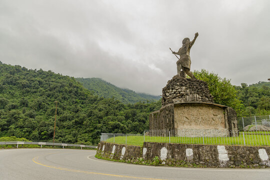 El Chasqui Sculpture located on Route 307 in Tucuman Argentina.