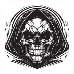 Skull , human skull , pirate skull ,  Human skull logo design