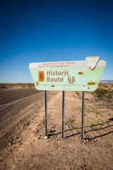 Fototapeten Historic Route 66 sign along Highway 10 in Arizona, USA. © David