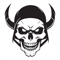 Skull , human skull , pirate skull ,  Pirate skull logo