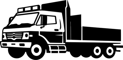Tow Truck Vector Illustration Symbolizing Prompt Assistance